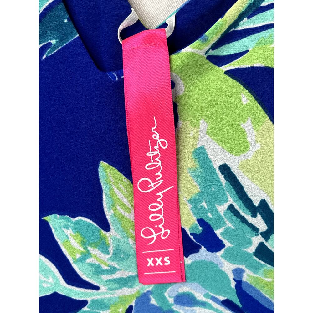 Lilly Pulitzer Reversible Florin dress Nest to Nothing/Twilight blue, size XXS - Picture 3 of 9